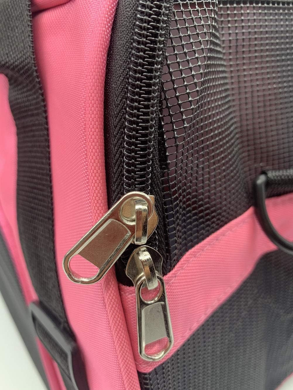 Pet Carrier Bag, Airline Approved Duffle Bags, Pet Travel Portable Bag Home for Little Dogs, Cats and Puppies, Small Animals (S, Pink)